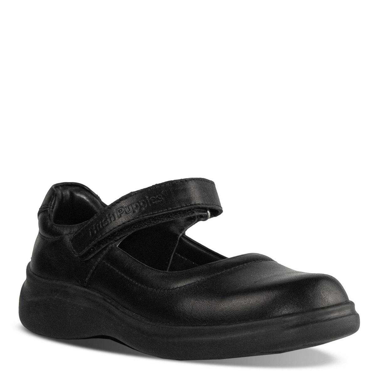 HUSH PUPPIES - Zapato Escolar Negro Niña Hush Puppies