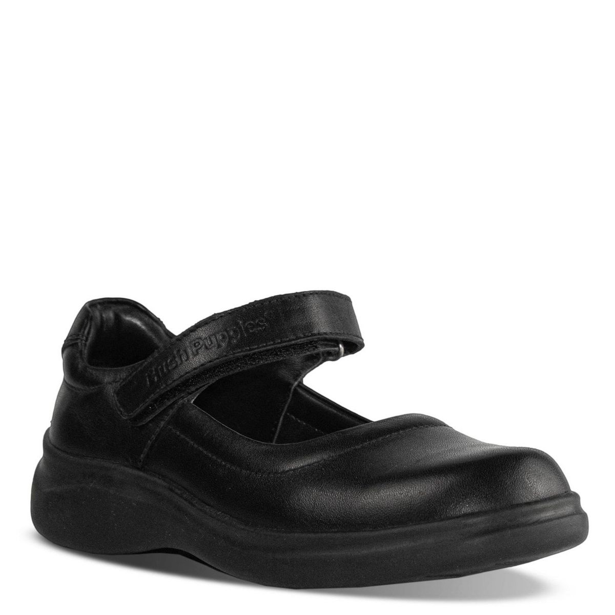 HUSH PUPPIES - Zapato Escolar Negro Niña Hush Puppies