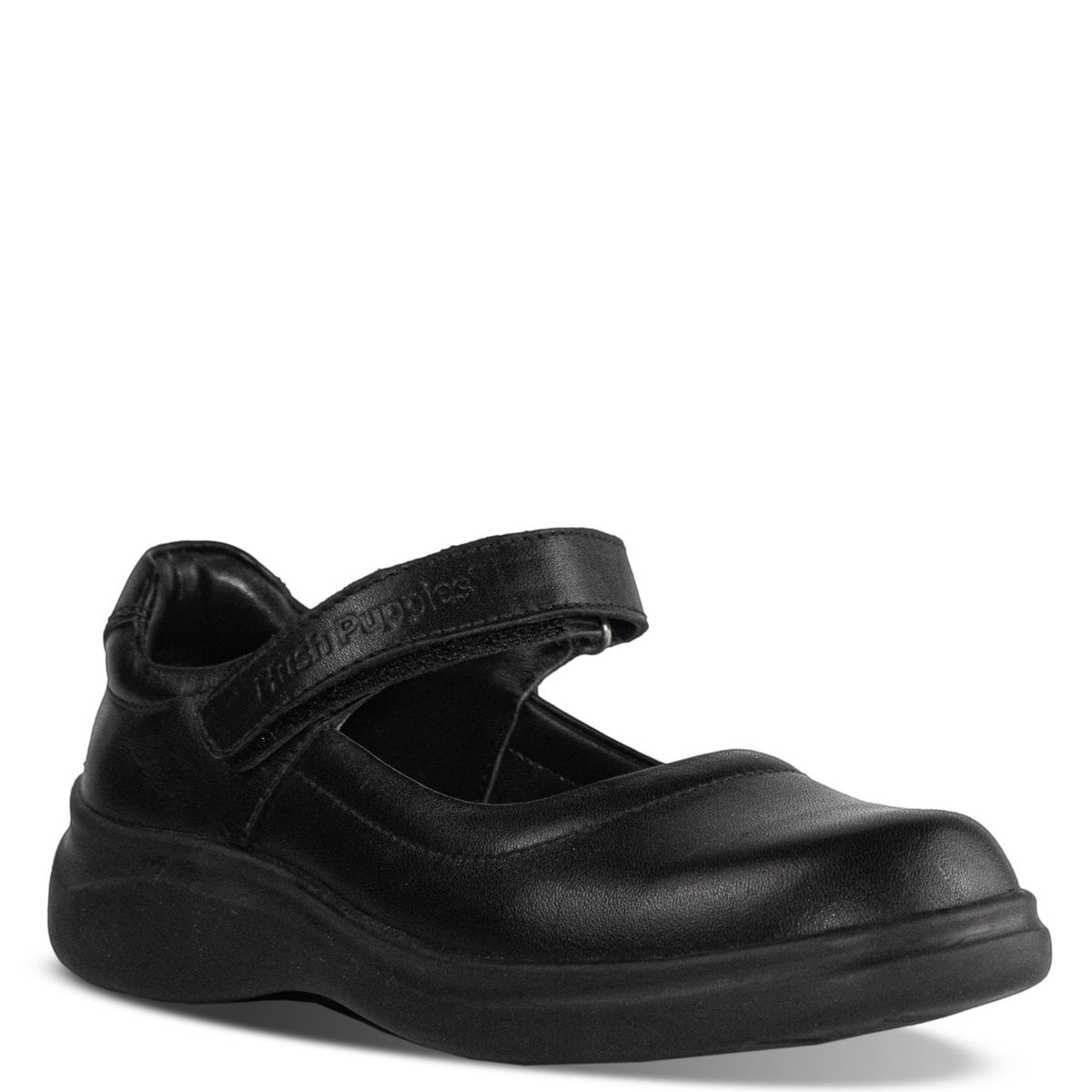 HUSH PUPPIES - Zapato Escolar Negro Niña Hush Puppies