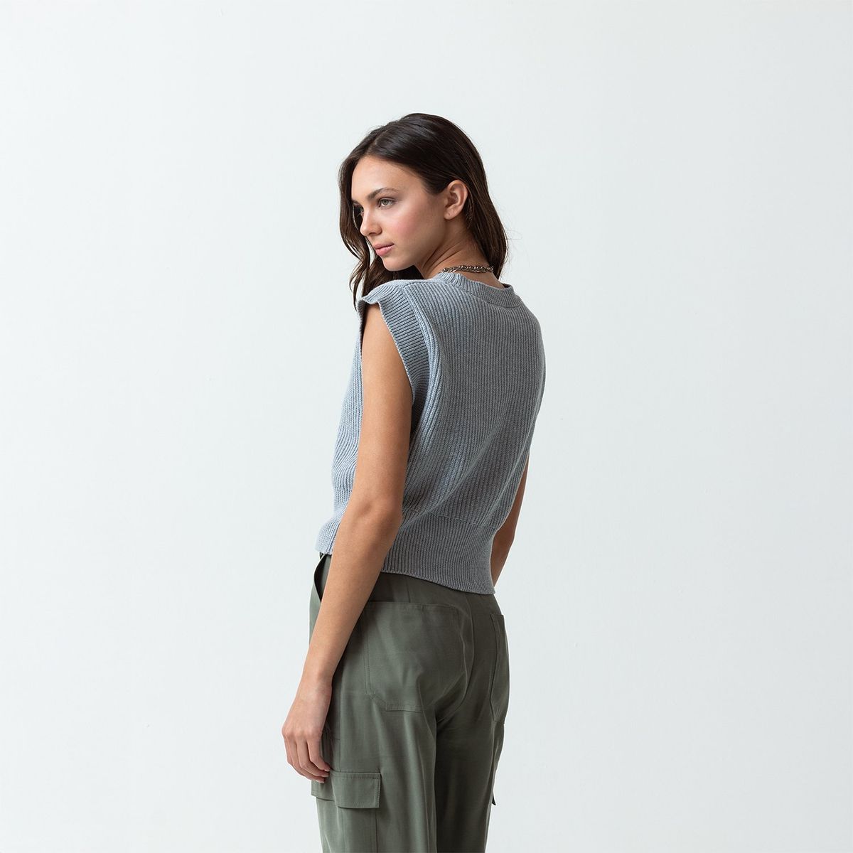 NAF NAF - Chaleco 100% Algodón Mujer Naf Naf