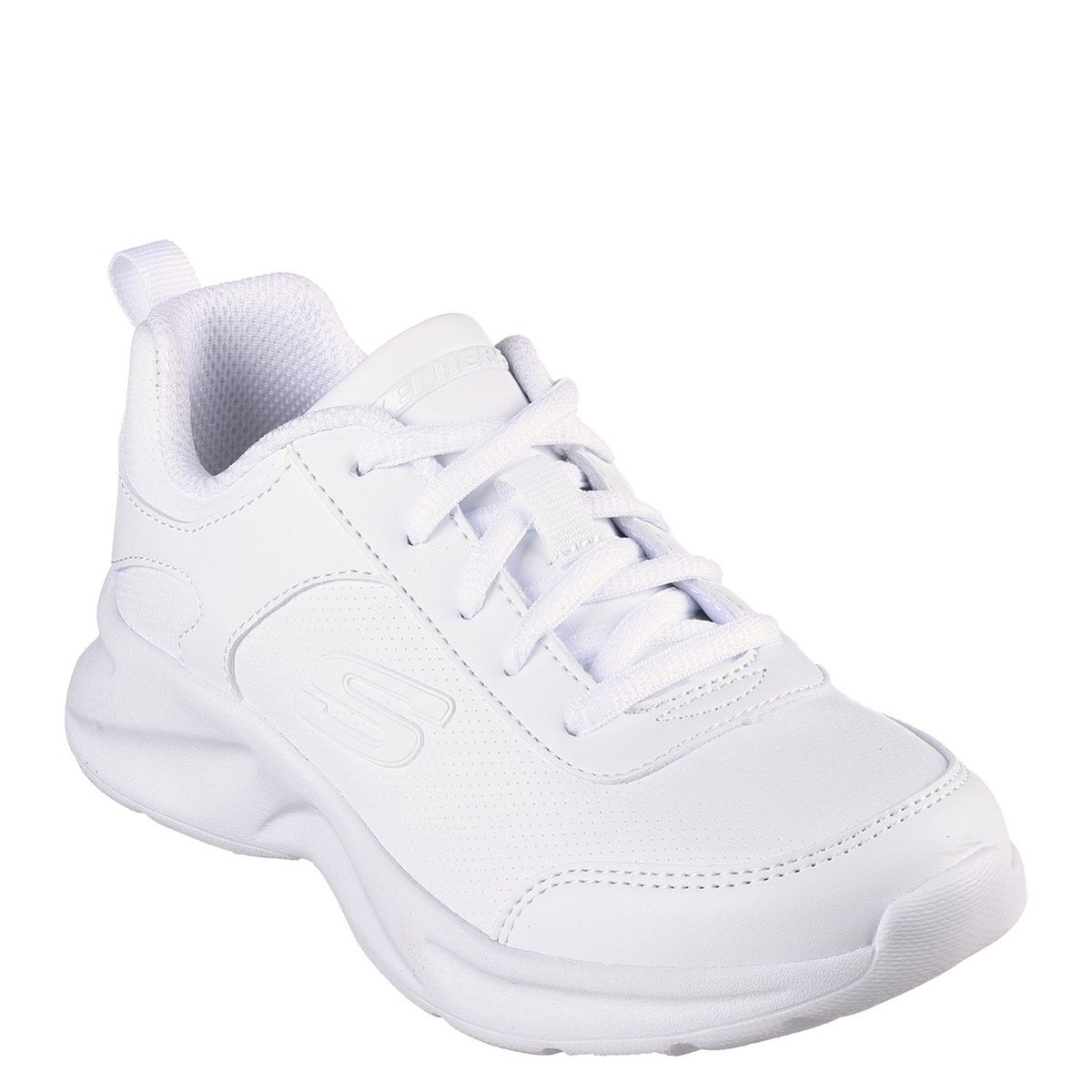 SKECHERS - Zapatilla Escolar Blanco Unisex Skechers