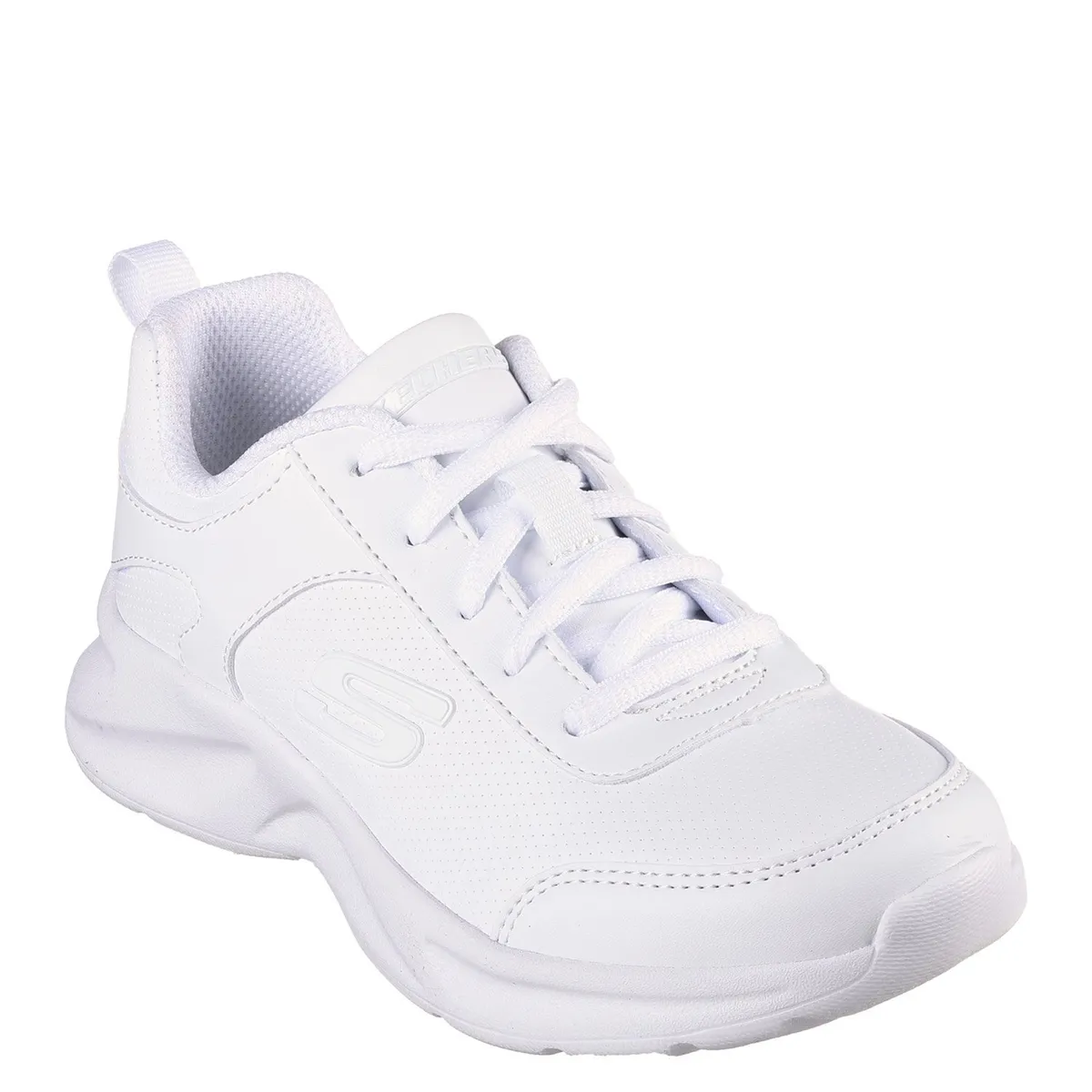SKECHERS - Zapatilla Escolar Blanco Unisex Skechers
