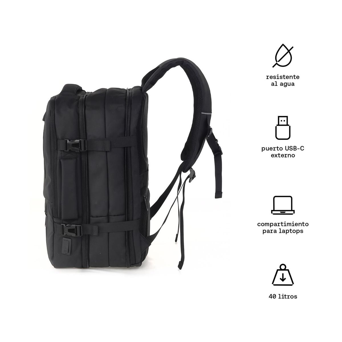 KUZLER - Mochila Premium Viaje