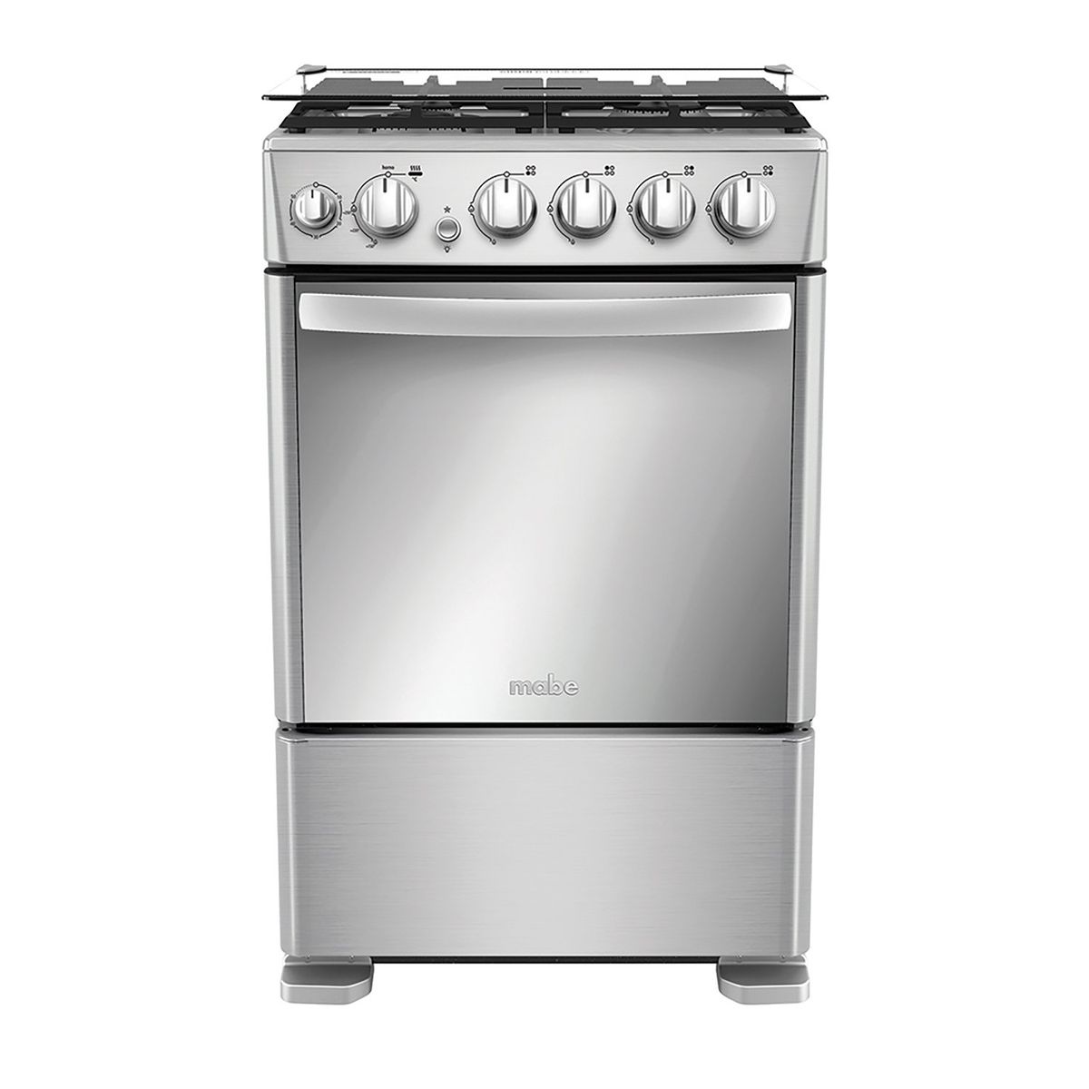 MABE - Cocina a Gas 4 Hornillas 55Cm Inox CMP5545FX0