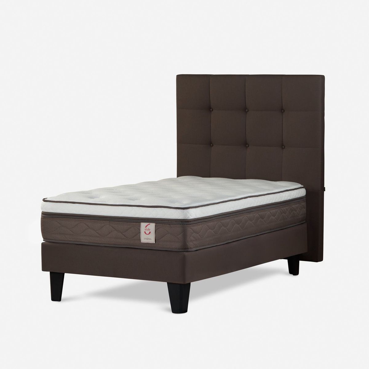 ROSEN - Dormitorio Europeo New Style 6 Issey Mocca 1.5 Plz