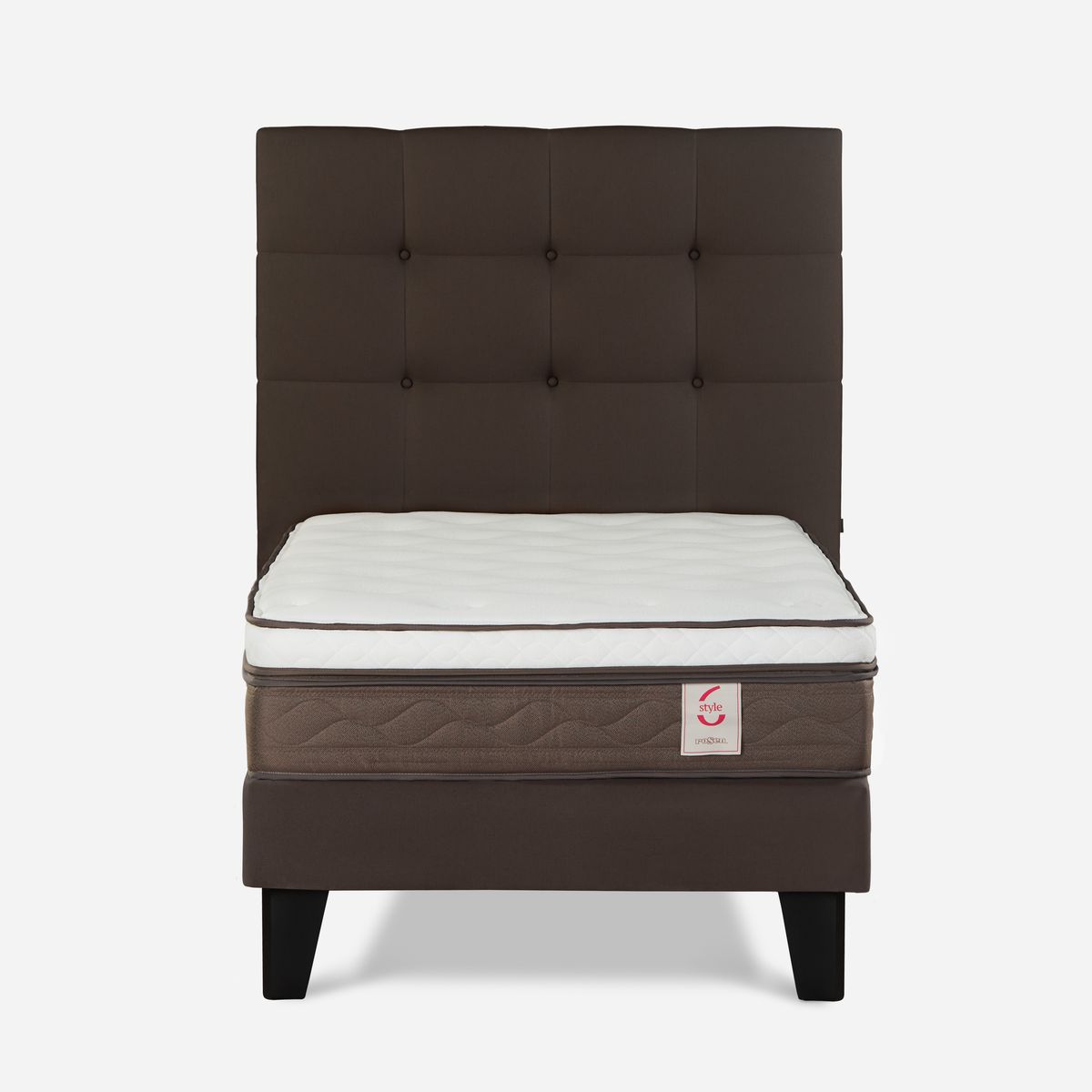 ROSEN - Dormitorio Europeo New Style 6 Issey Mocca 1.5 Plz