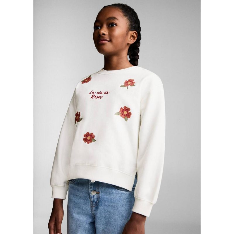 MANGO KIDS - Polera Niña Algodón Mango Kids