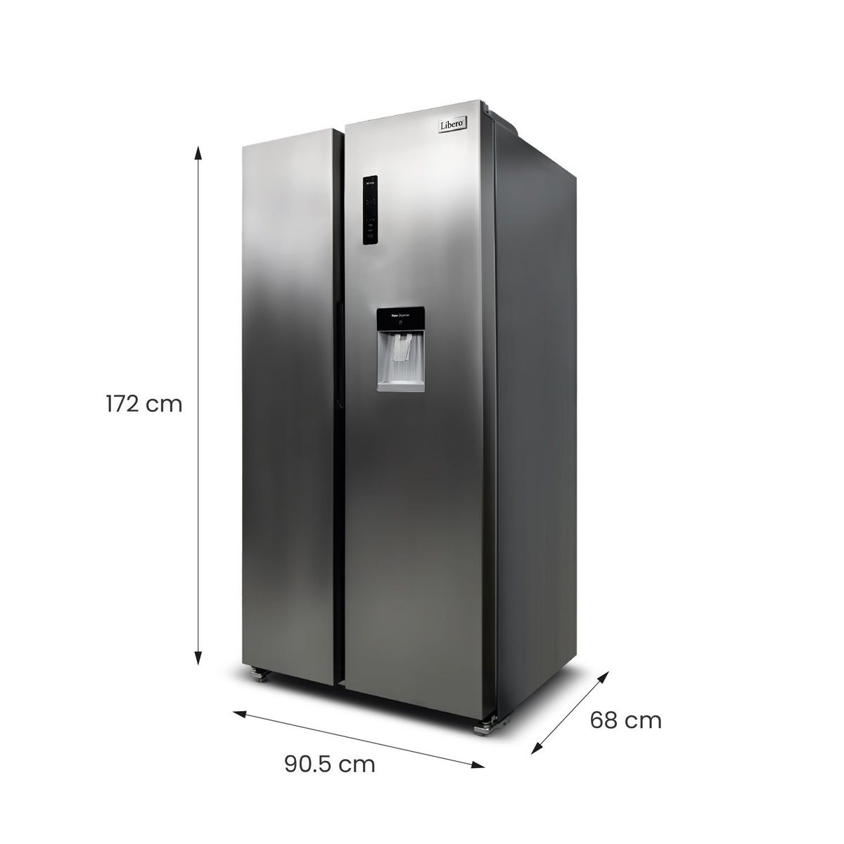 LIBERO - Refrigeradora Side By Side No Frost 525l Con Dispensador
