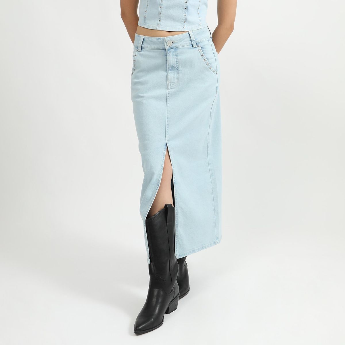 SYBILLA - Falda Larga Algodón Mujer Sybilla