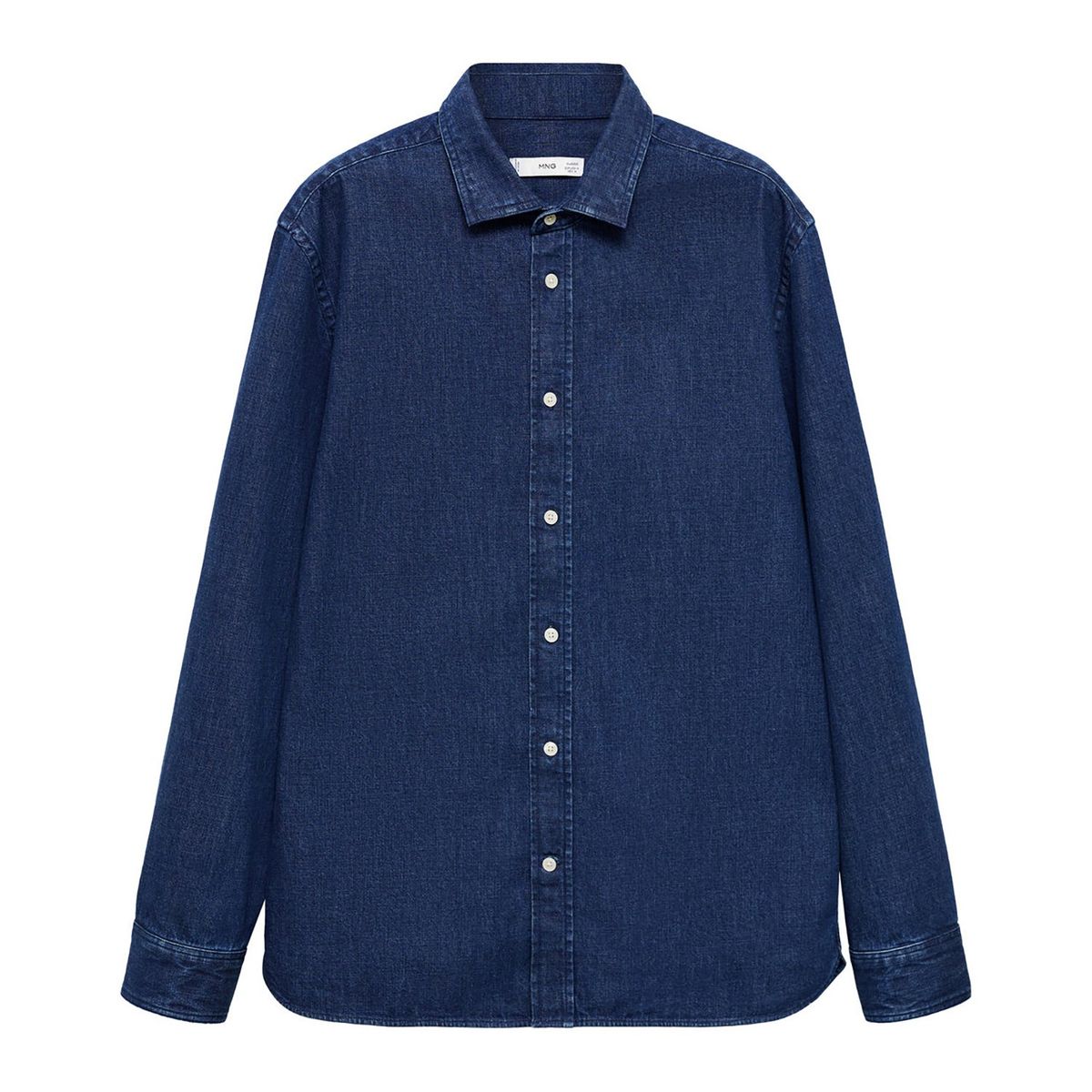 MANGO - Camisa Manga Larga 100% Algodón Hombre Mango 