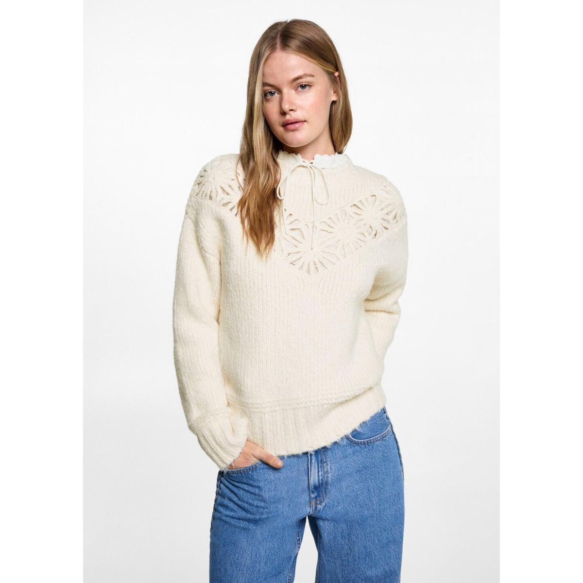 MANGO TEEN - Chompa Casual Mujer Mango