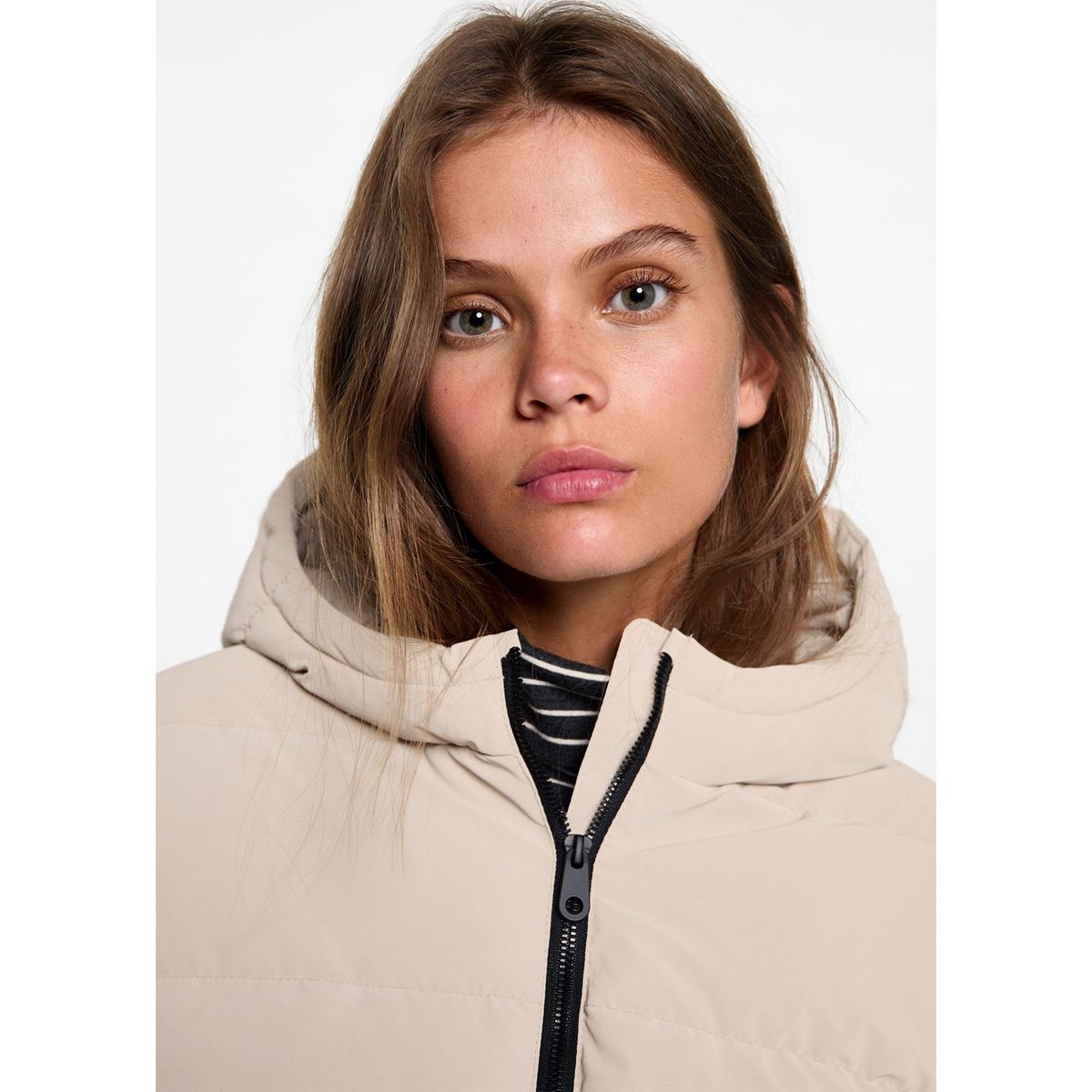 MANGO TEEN - Casaca Acolchada Mujer Mango