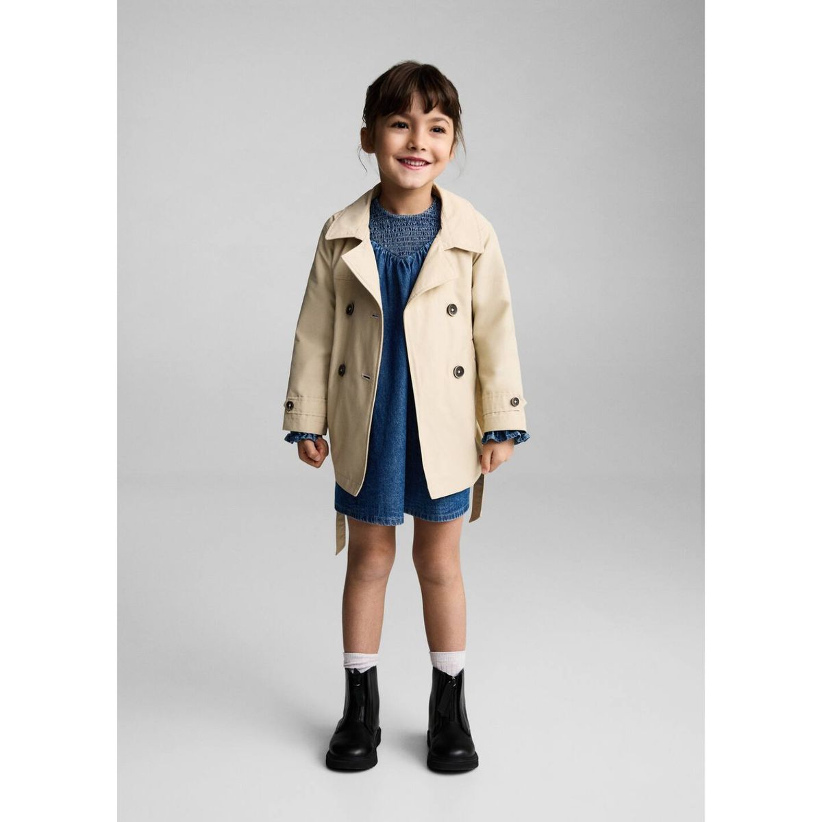 MANGO KIDS - Vestido Bebé Niña Algodón Mango Kids