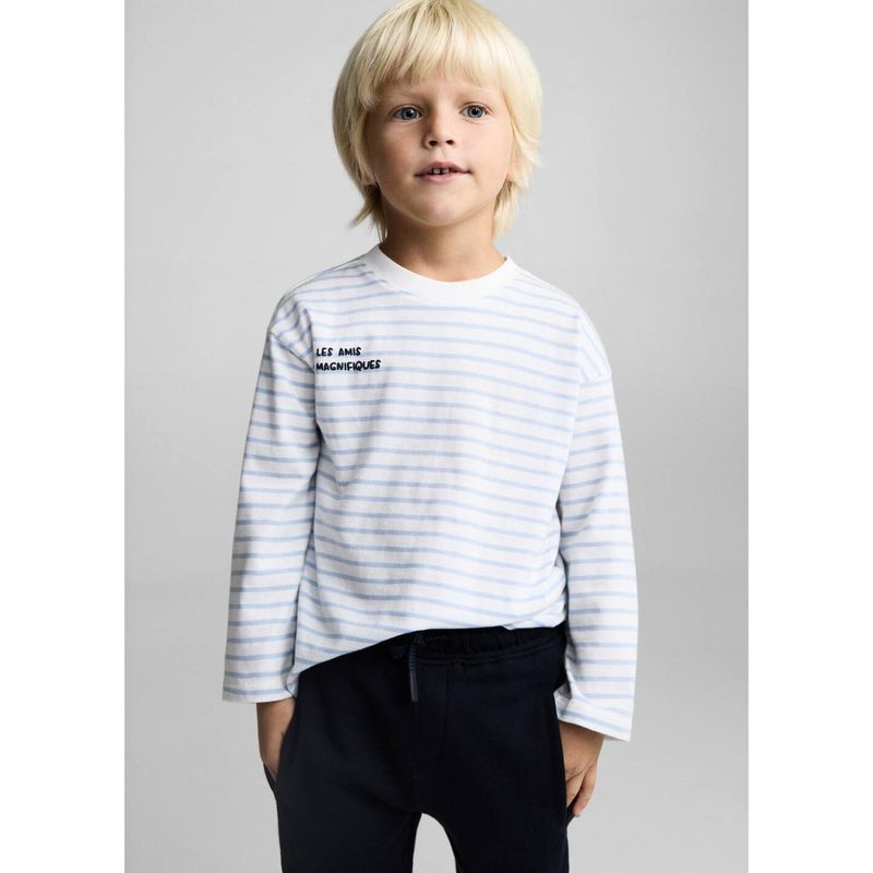 MANGO KIDS - Pantalon Bebé Niño Algodón Mango Kids