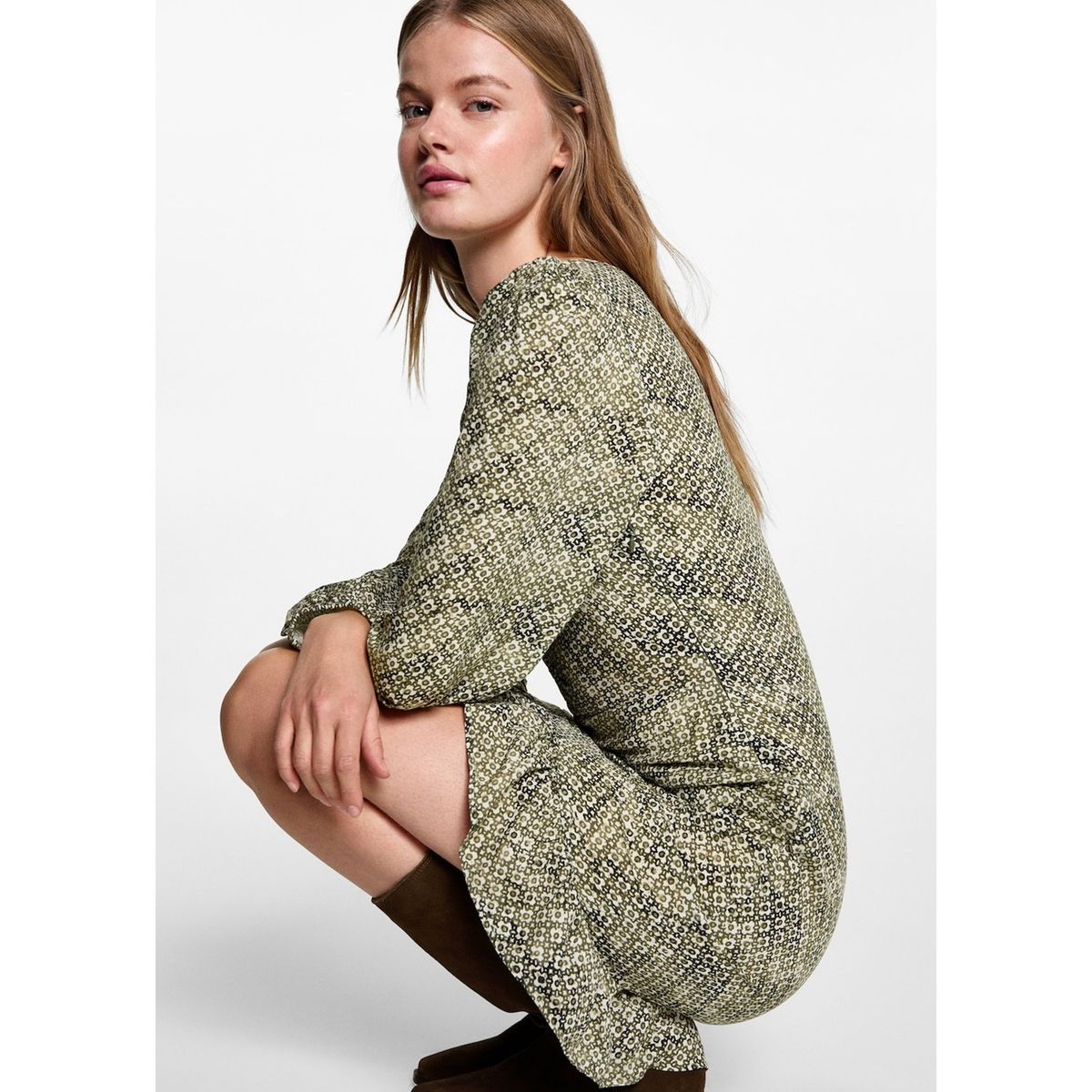 MANGO TEEN - Vestido Corto Casual Mujer Mango