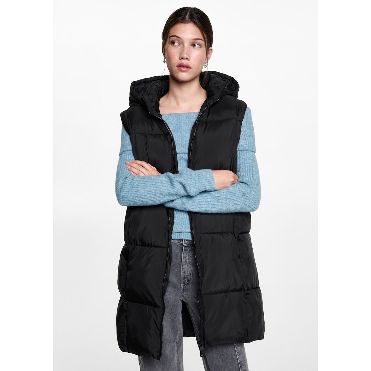 MANGO TEEN - Chaleco Casual Mujer Mango