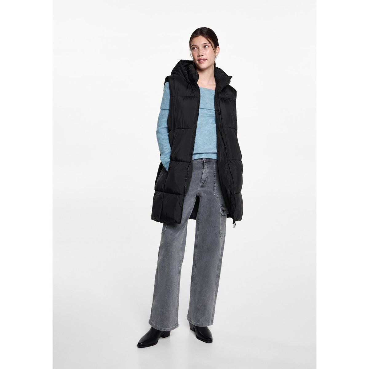 MANGO TEEN - Chaleco Casual Mujer Mango