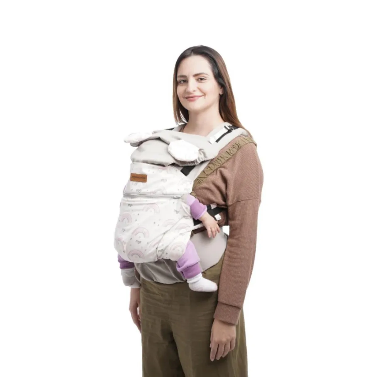 MATERNELLE - Mochila Ergonómica Evolutiva Canguro Bebe 4 en 1