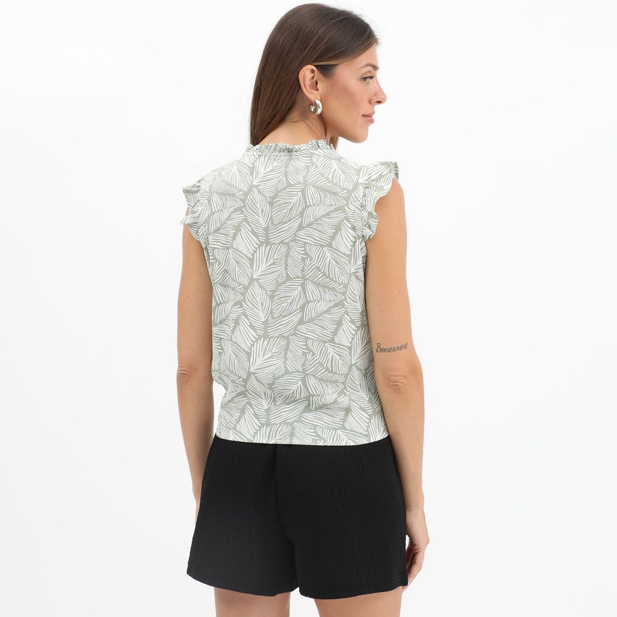 UNIVERSITY CLUB - Blusa Manga Corta Casual Mujer University Club