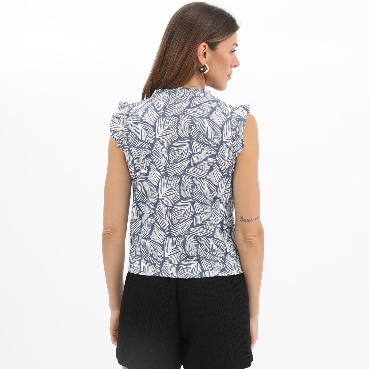 UNIVERSITY CLUB - Blusa Manga Corta Casual Mujer University Club