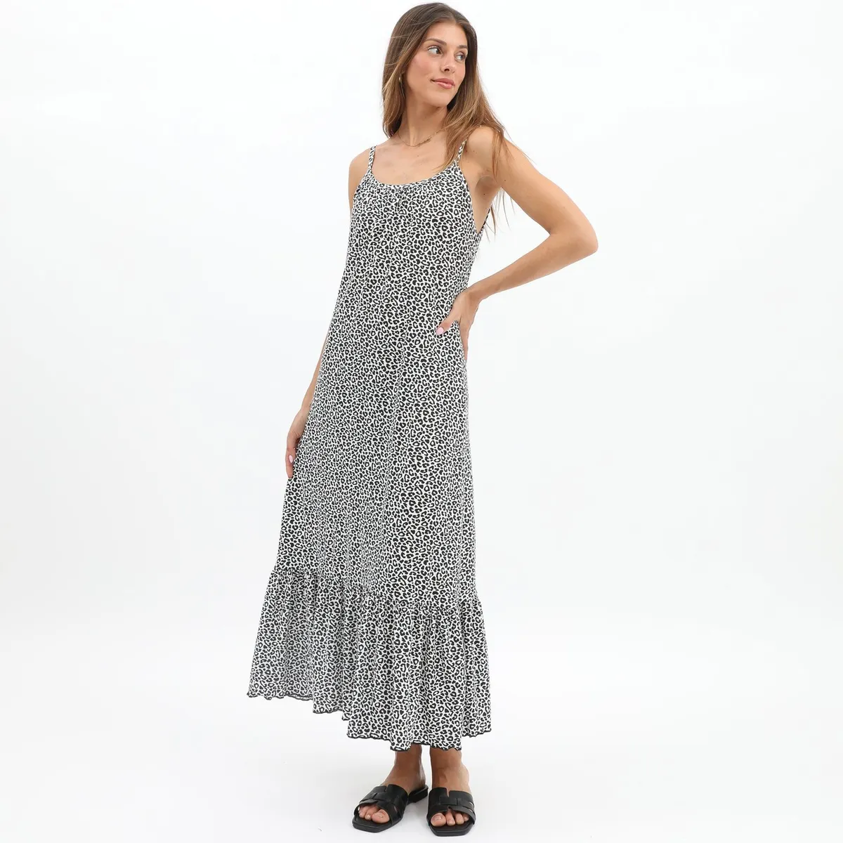 UNIVERSITY CLUB - Vestido Largo Casual Mujer University Club