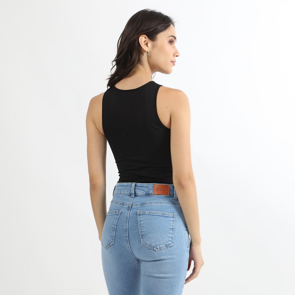 SYBILLA - Body Sin Mangas Casual Mujer Sybilla