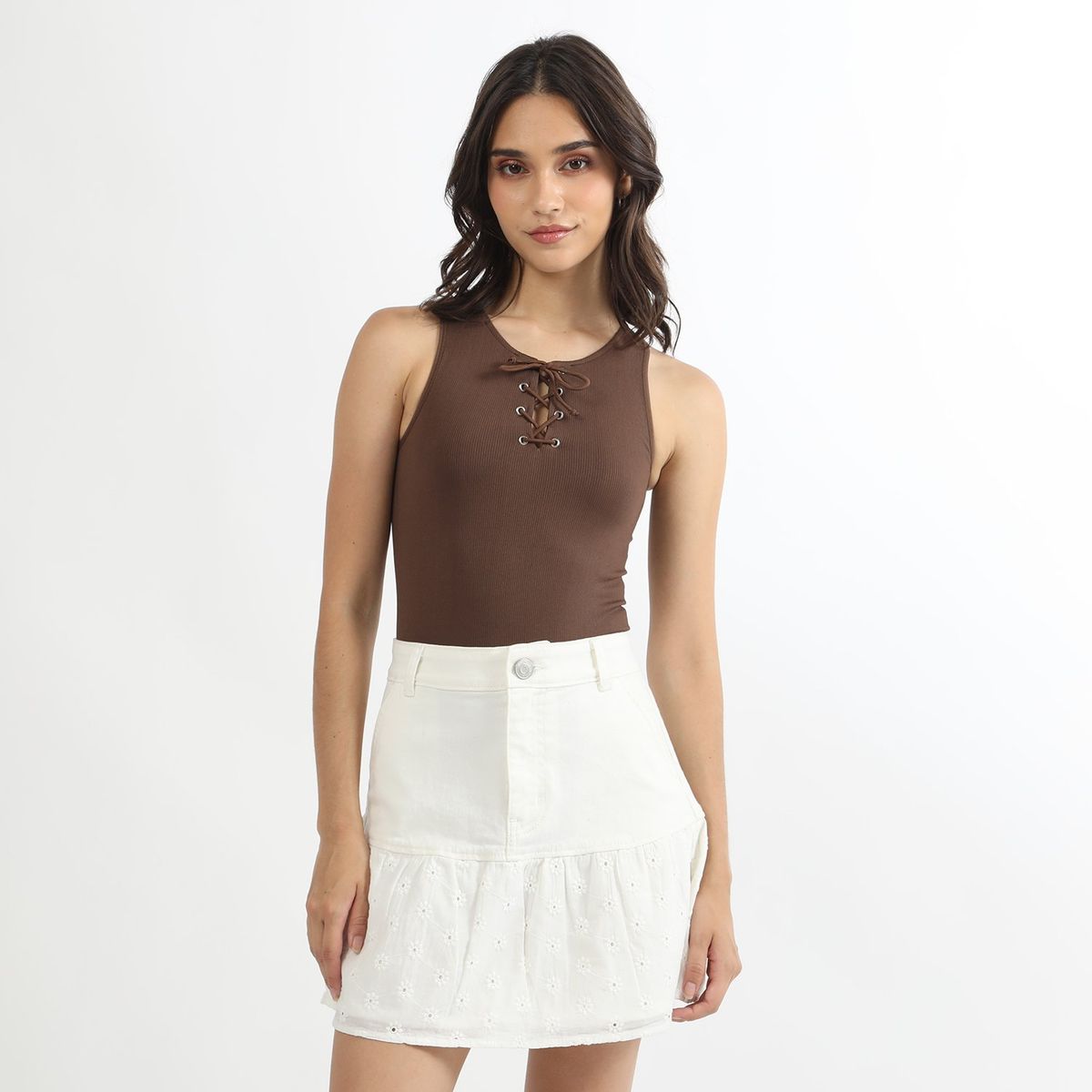 SYBILLA - Body Sin Mangas Casual Mujer Sybilla