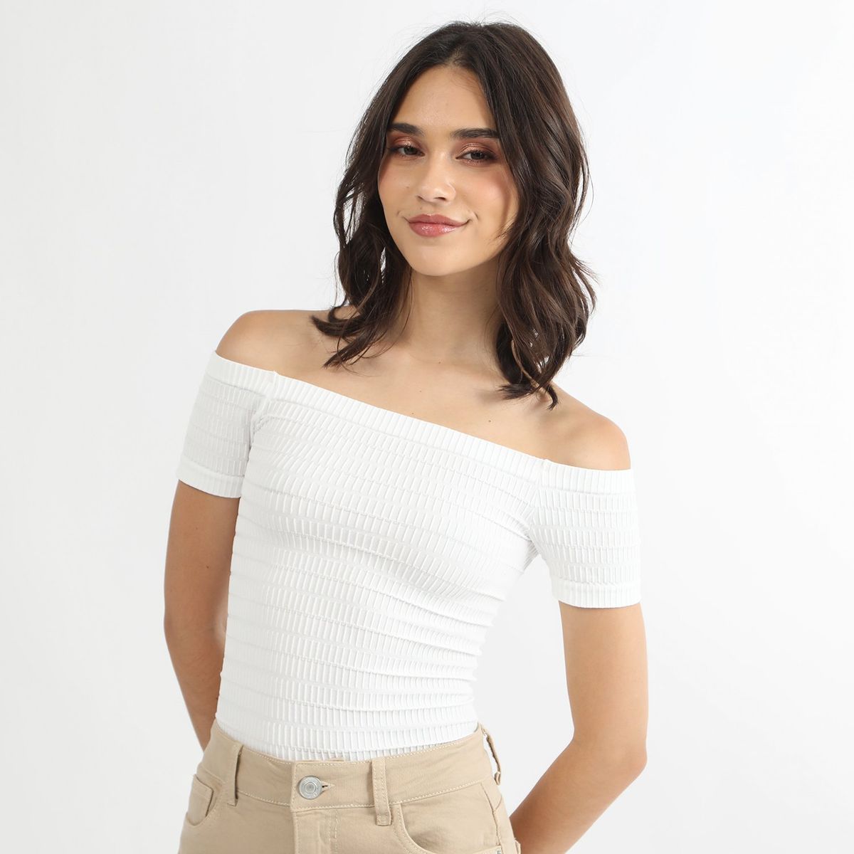 SYBILLA - Polo Manga Corta Casual Mujer Sybilla