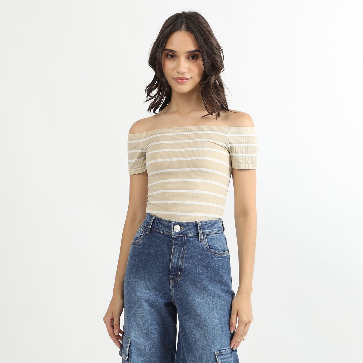 SYBILLA - Polo Manga Corta Casual Mujer Sybilla