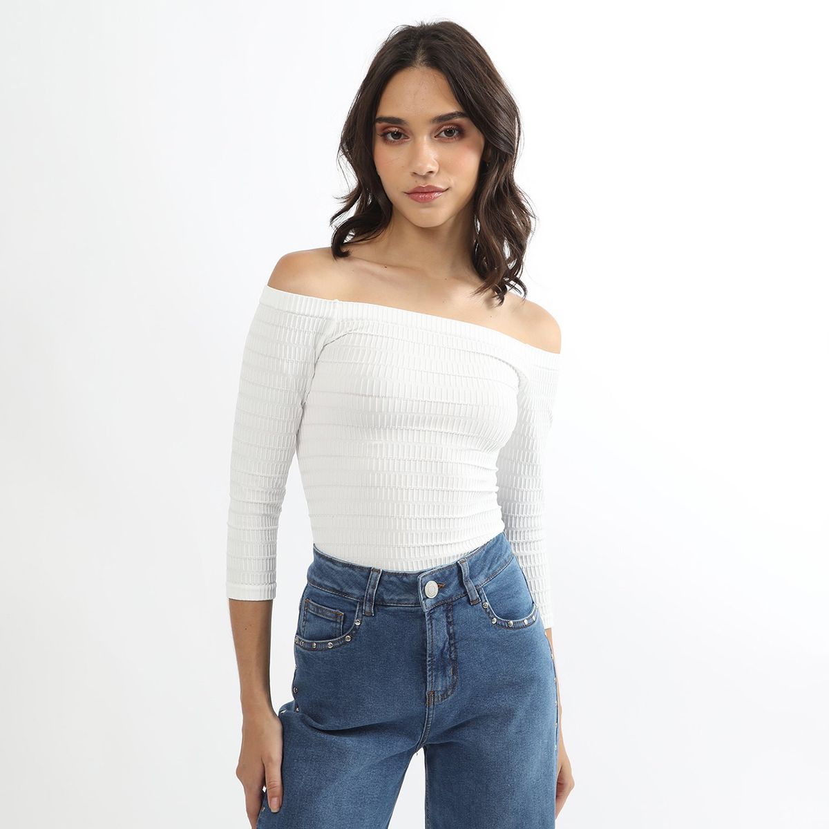 SYBILLA - Polo Manga Larga Casual Mujer Sybilla