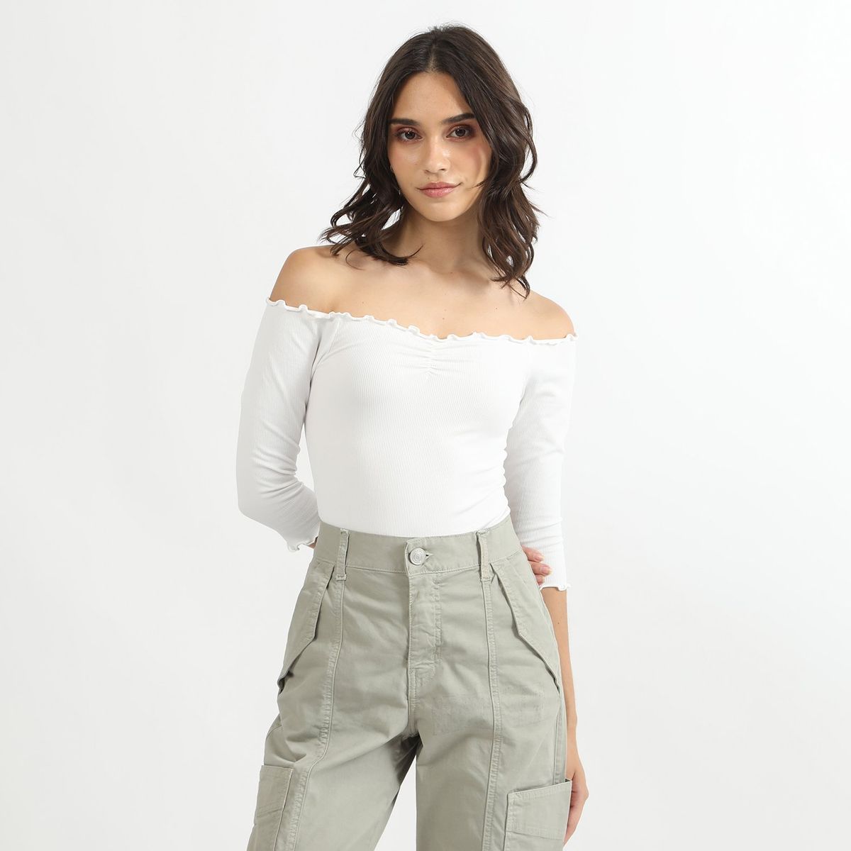 SYBILLA - Body Sin Mangas Casual Mujer Sybilla