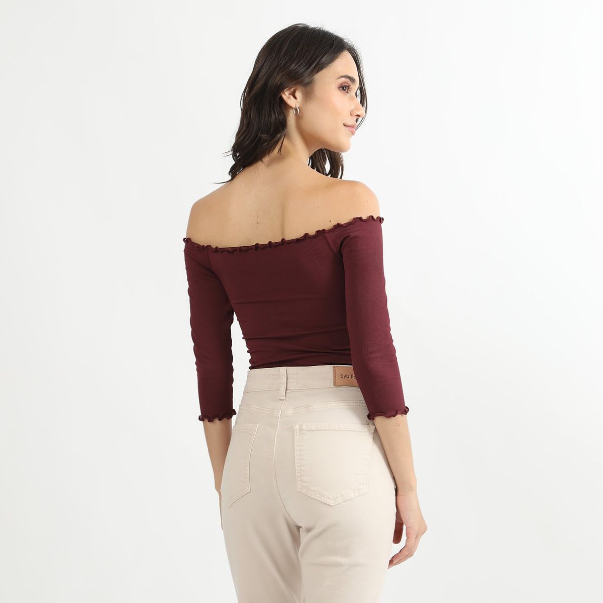 SYBILLA - Body Sin Mangas Casual Mujer Sybilla