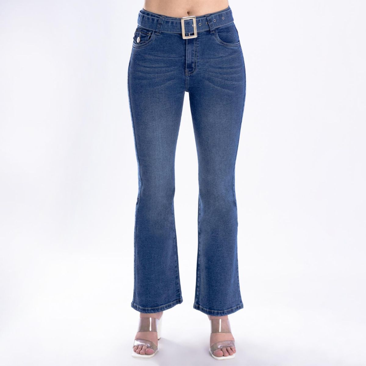 KANSAS - Jean Flare Algodón Mujer Kansas