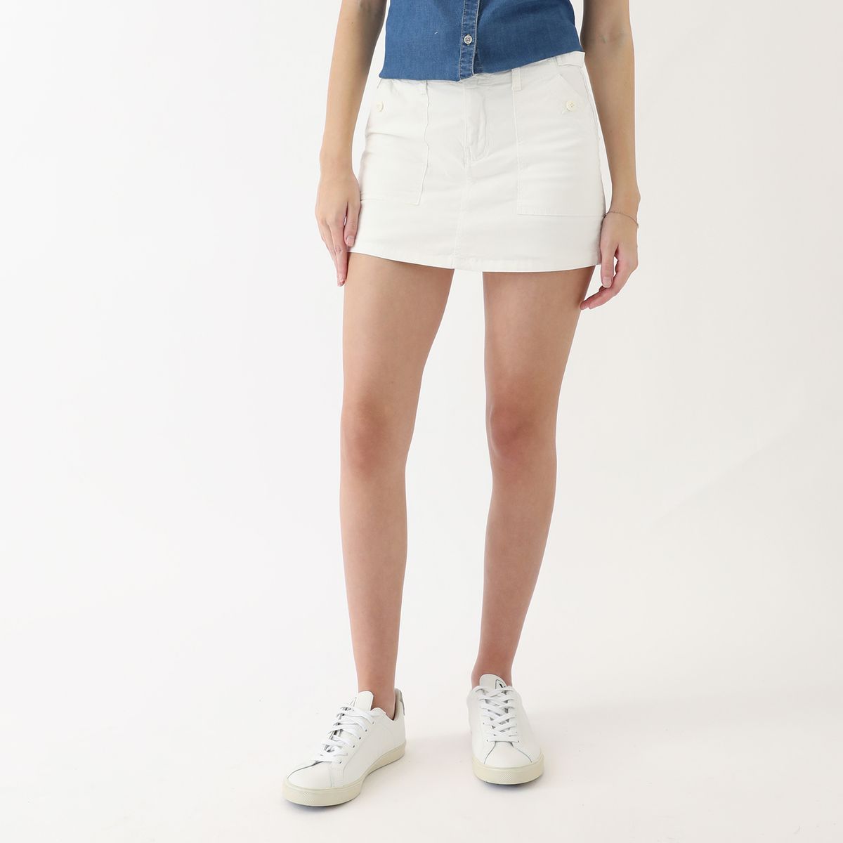 KANSAS - Falda Short Algodón Mujer Kansas