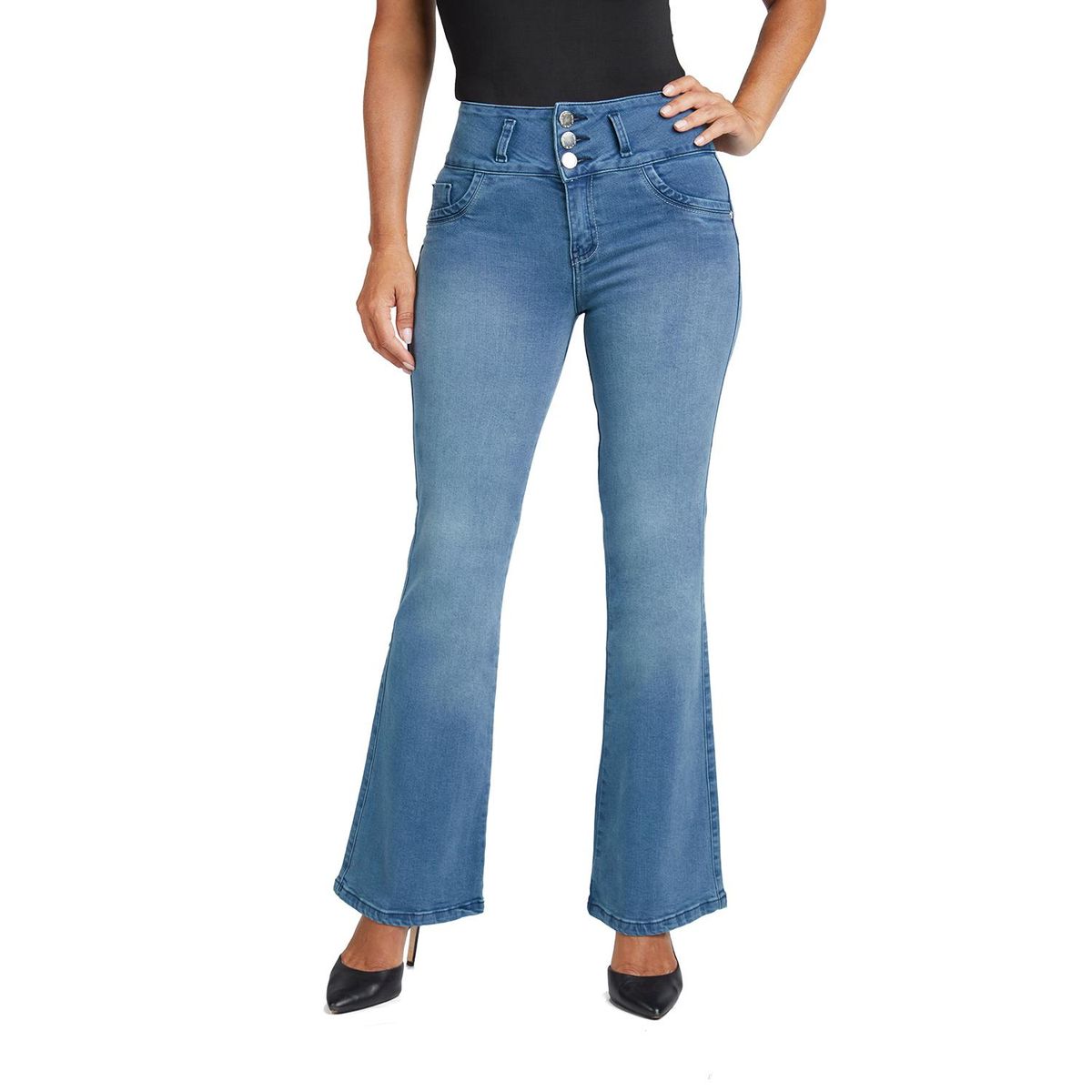 VRP BY VIVIANA RIVAS PLATA - Jean Flare Algodón Mujer Vrp By Viviana Rivas Plata