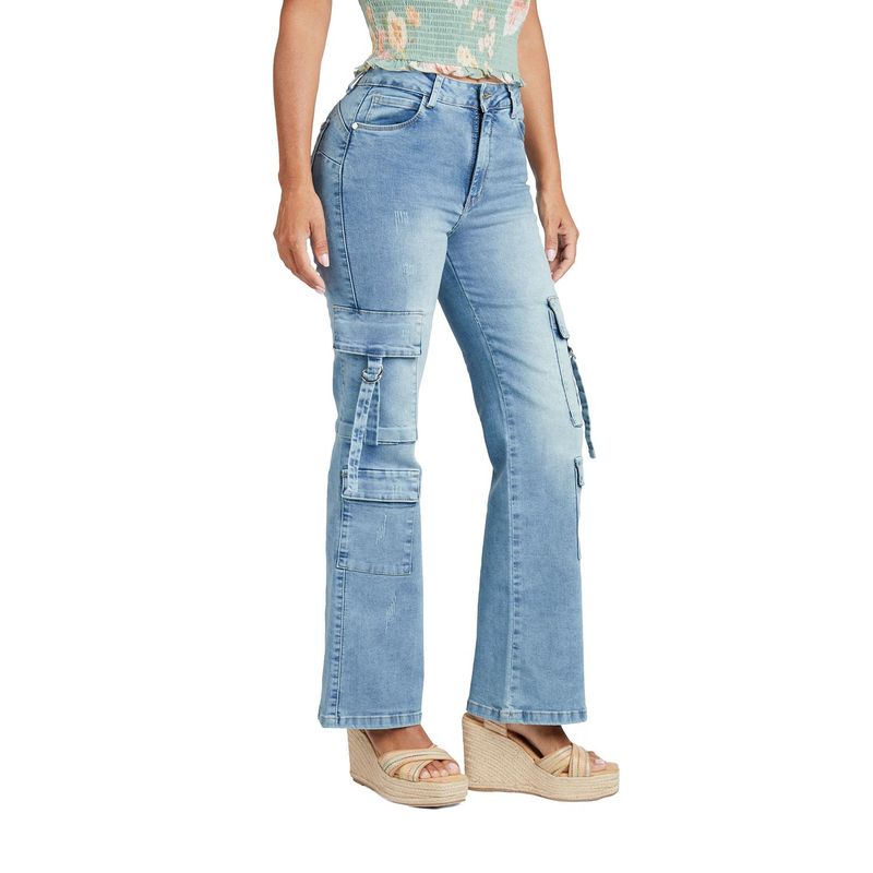 VRP BY VIVIANA RIVAS PLATA - Jean Boot Cut Algodón Mujer Vrp By Viviana Rivas Plata