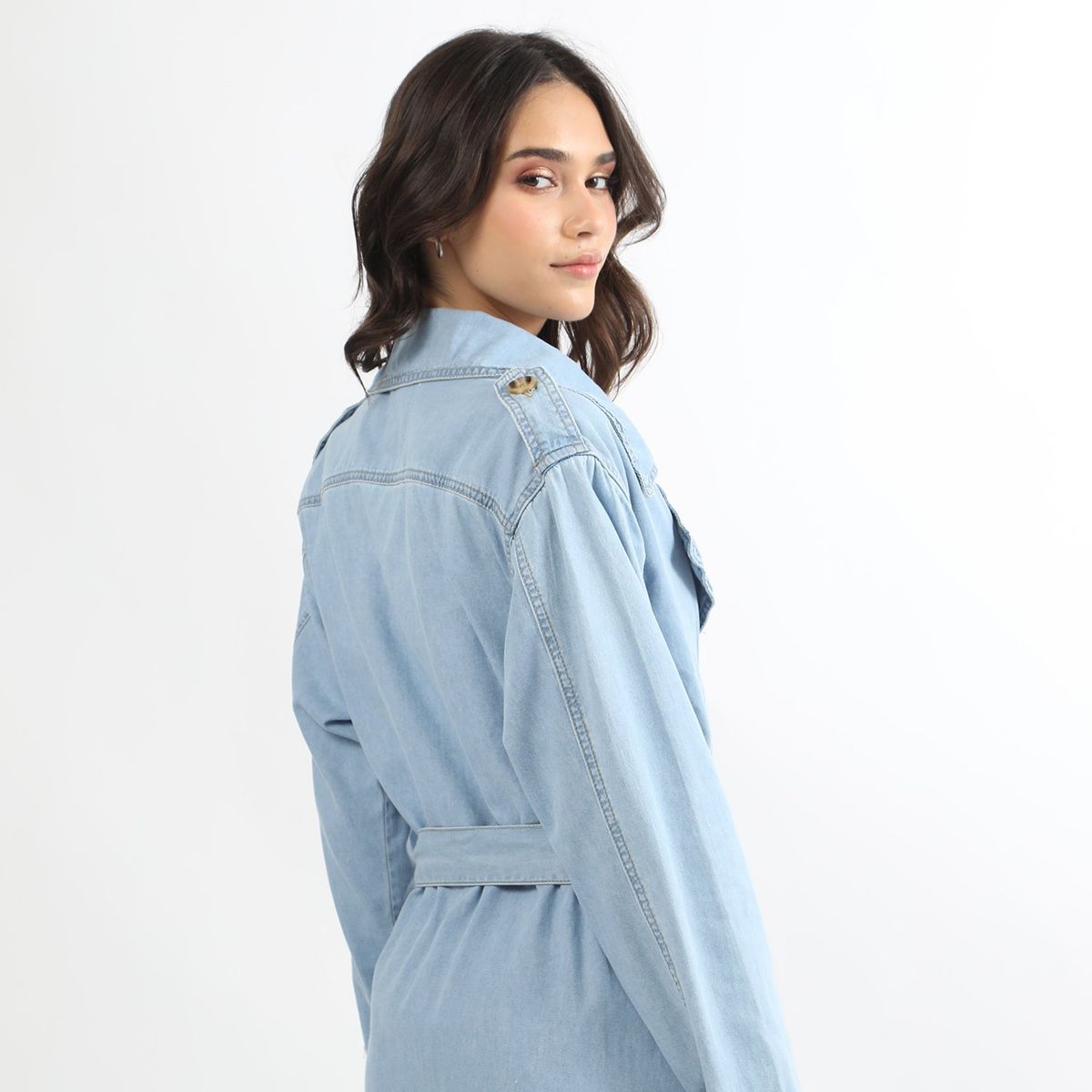 SYBILLA - Abrigo 100% Algodón Mujer Sybilla