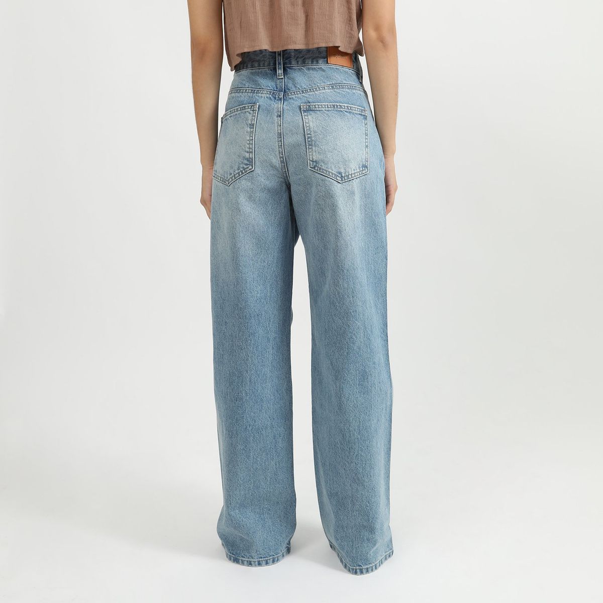 SYBILLA - Jean Straight 100% Algodón Mujer Sybilla