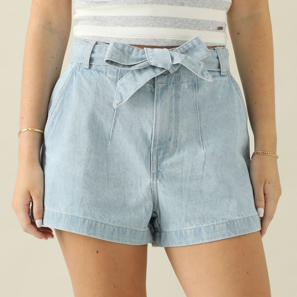 AMERICAN ABBEY - Short 100% Algodón Mujer American Abbey