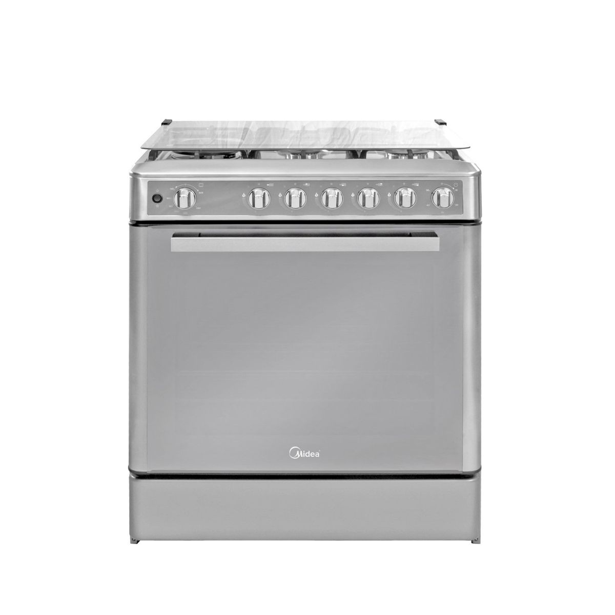 MIDEA - Cocina A Gas 30Cm 5 Quemadores Inox MGS30F2LCCWSS-PE
