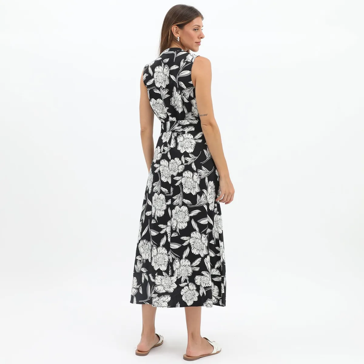 ELLE - Vestido Largo Casual Mujer Elle