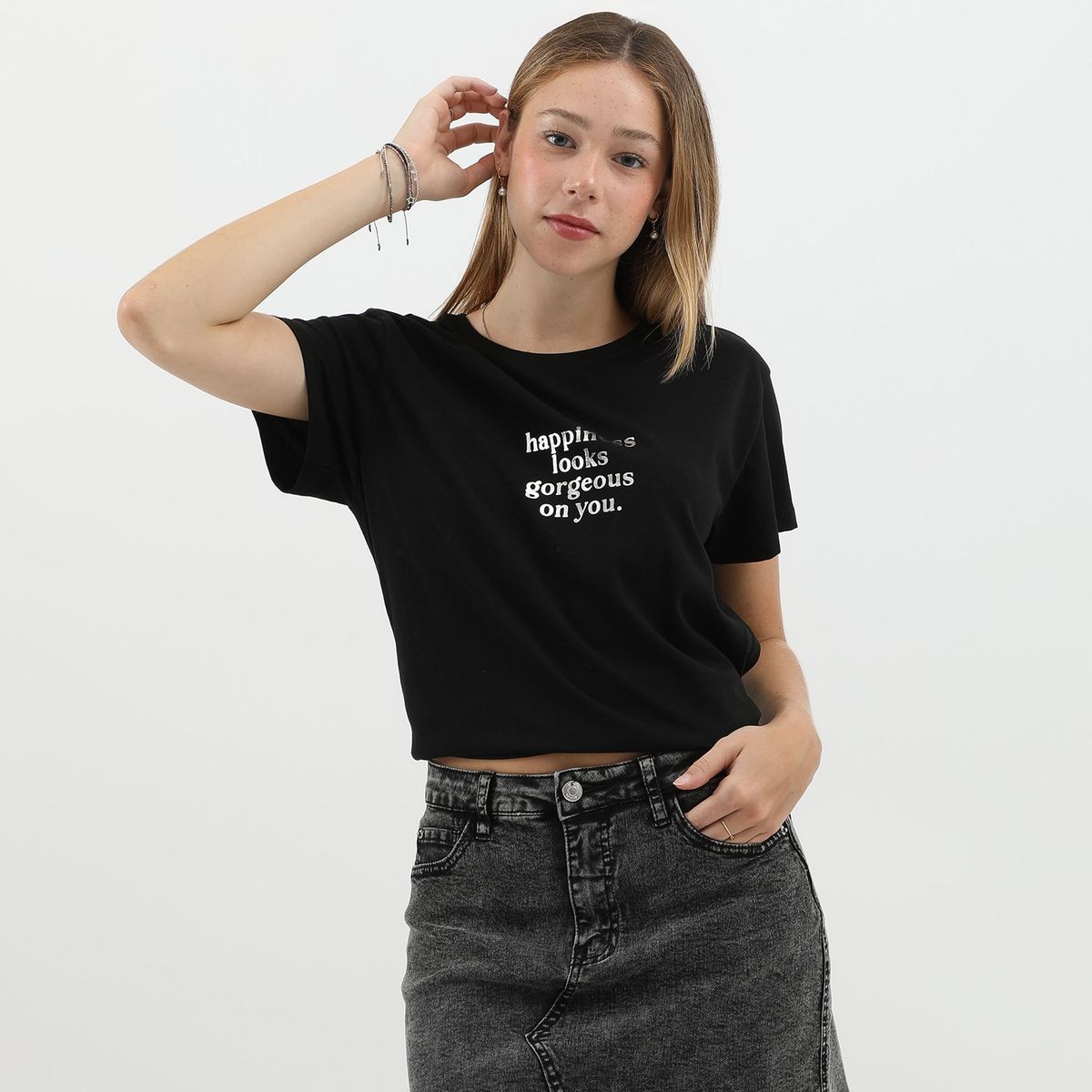 SYBILLA - Polo Manga Corta 100% Algodón Mujer Sybilla