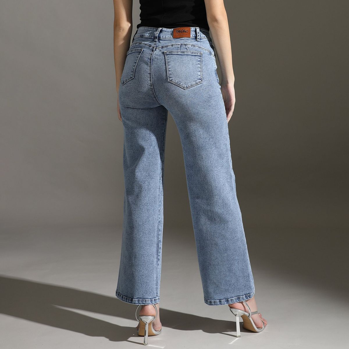 MOSSIMO - Jean Straight Algodón Mujer Mossimo