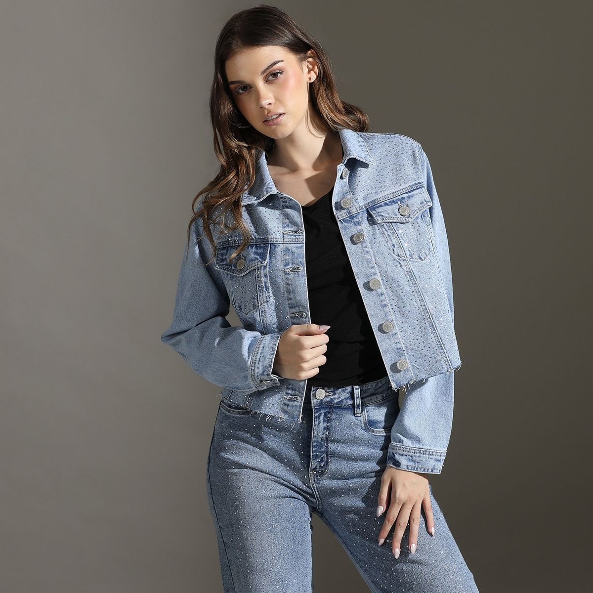 MOSSIMO - Casaca 100% Algodón Mujer Mossimo