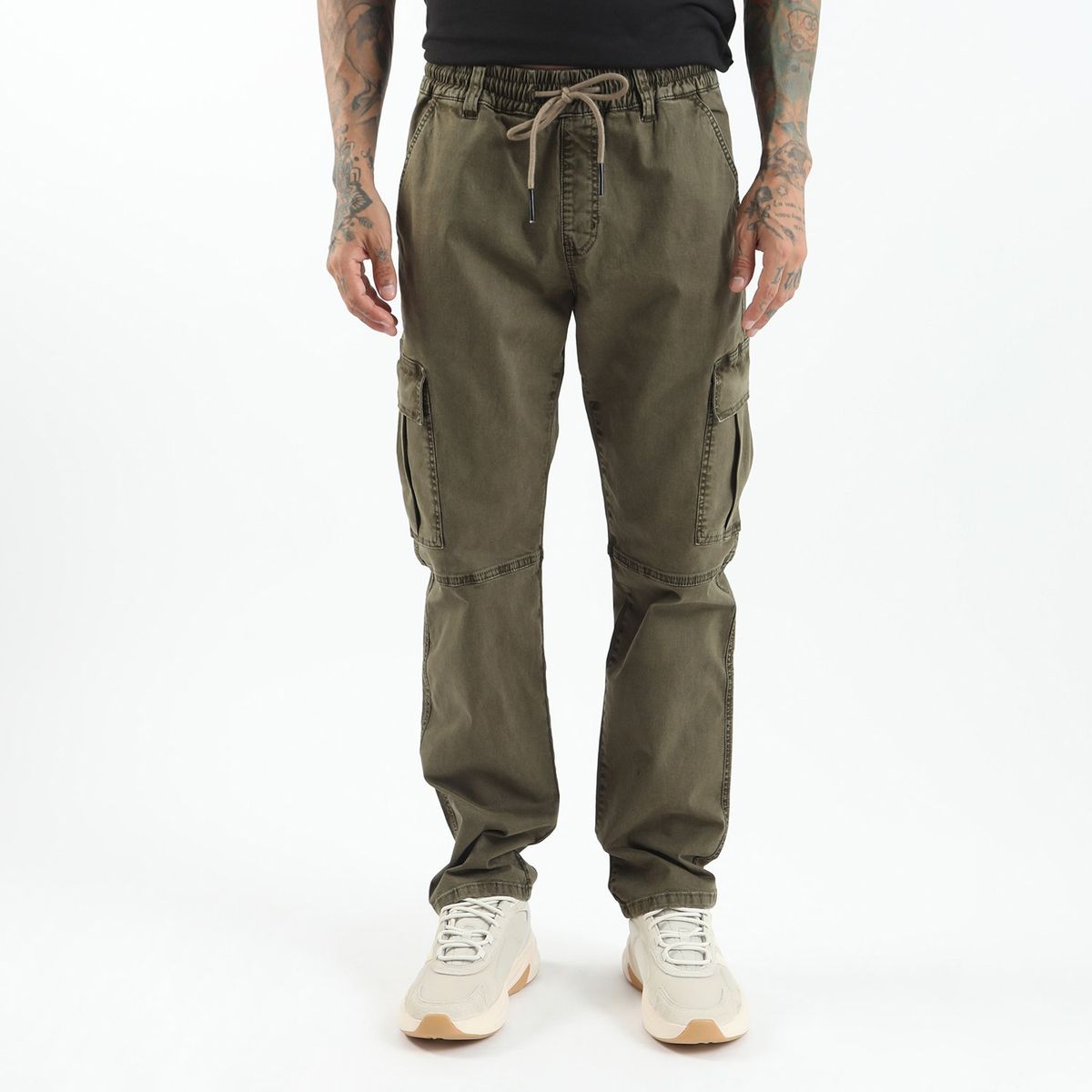 DENIMLAB - Pantalón Cargo Algodón Hombre Denimlab