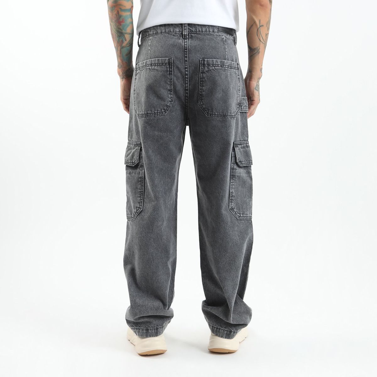 BEARCLIFF - Jean Cargo 100% Algodón Hombre Bearcliff