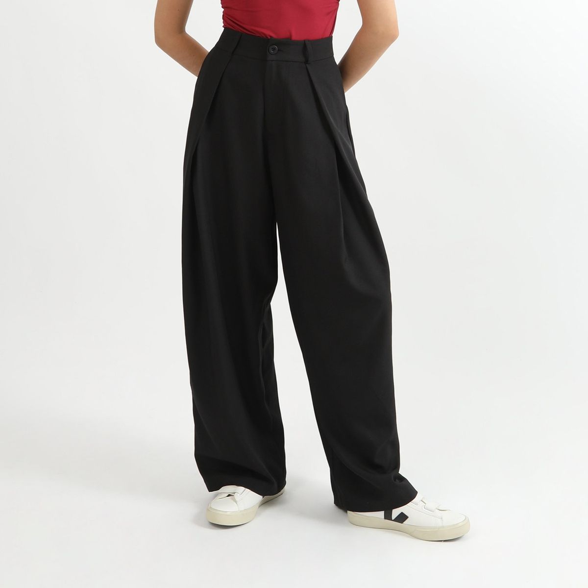 SYBILLA - Pantalón Básico Casual Mujer Sybilla