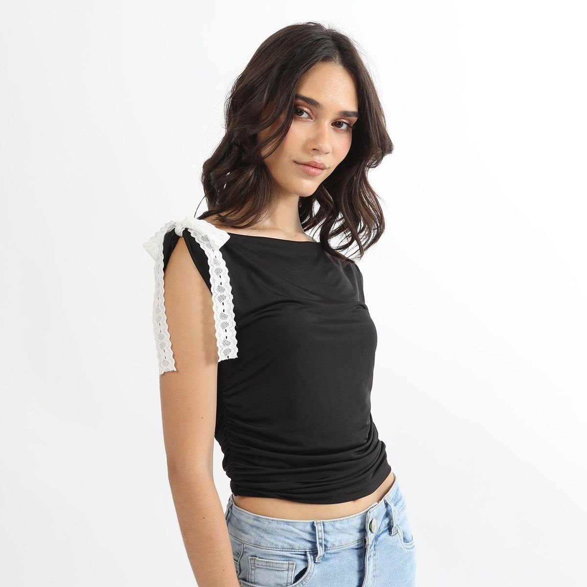 SYBILLA - Polo Mc Suplex Amarre Encaje