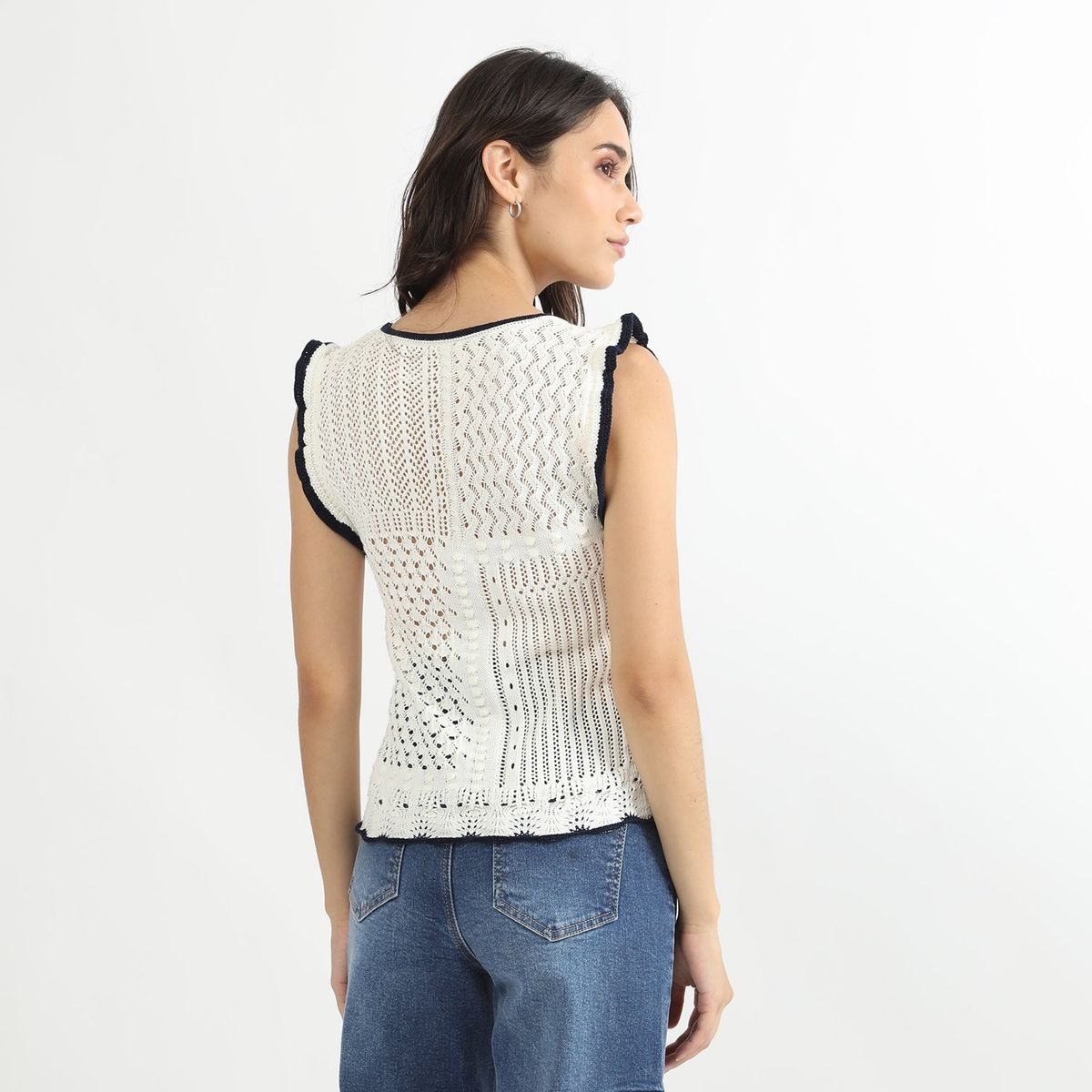 SYBILLA - Chaleco Casual Mujer Sybilla