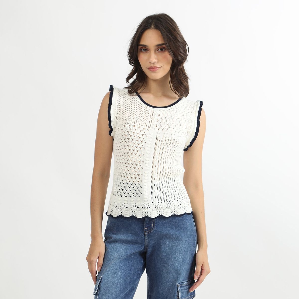 SYBILLA - Chaleco Casual Mujer Sybilla